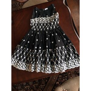 Red Valentino Floral Embroided Dress